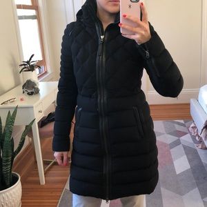 Mackage Black Lightweight Down Jacket